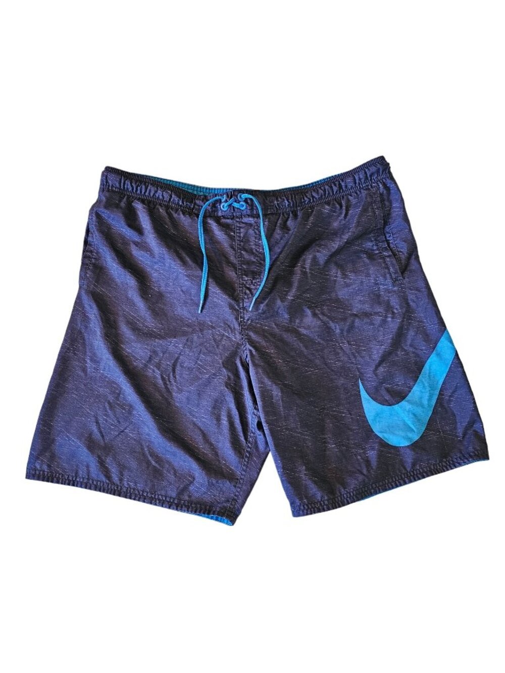 Nike Mens Blue Swim Trunks Size XL NESS5317 Mesh Lining